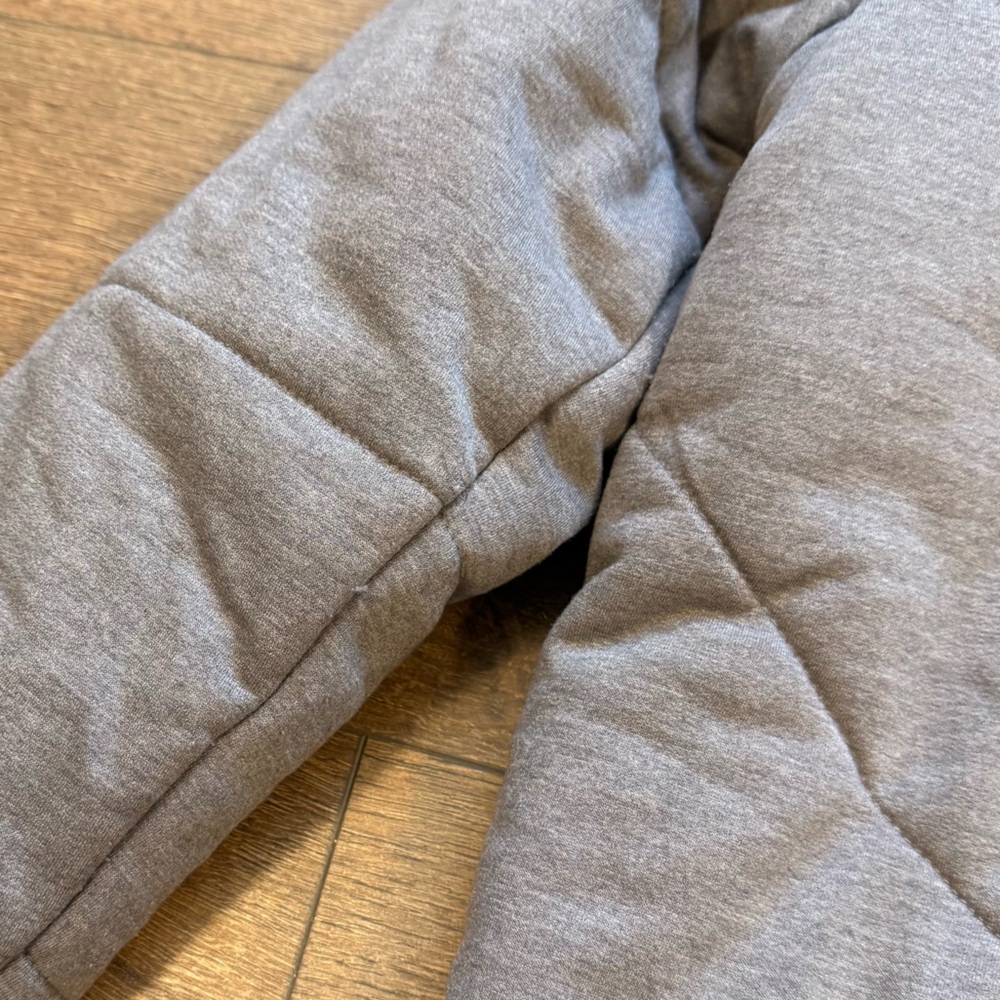 Three Dots Puffed Grey Jacket - image 5